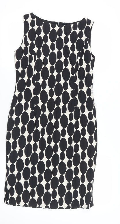 Phase Eight Women's Black Geometric Bodycon Dress