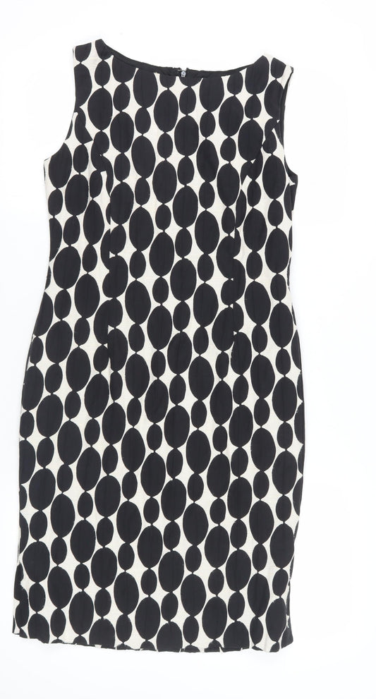 Phase Eight Women's Black Geometric Bodycon Dress