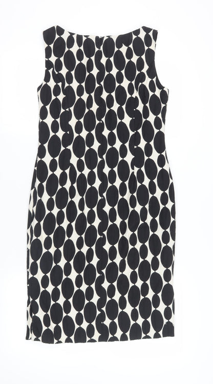 Phase Eight Women's Black Geometric Bodycon Dress