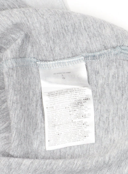 Banana Republic Women's Grey Large Cap Sleeve T-Shirt