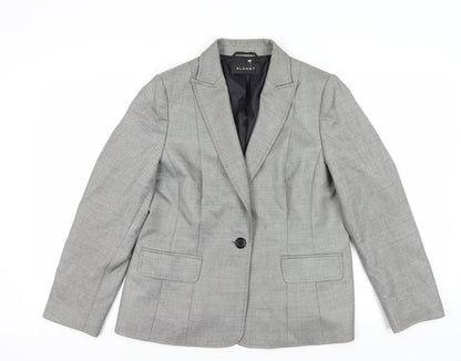 Womens UK Size 14 Planet Regular Grey Blazer