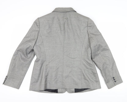Womens UK Size 14 Planet Regular Grey Blazer