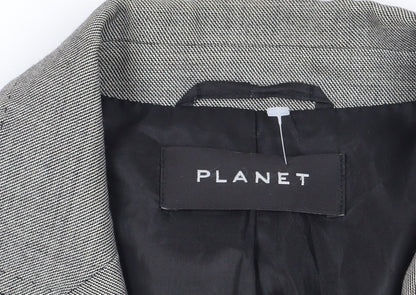 Womens UK Size 14 Planet Regular Grey Blazer