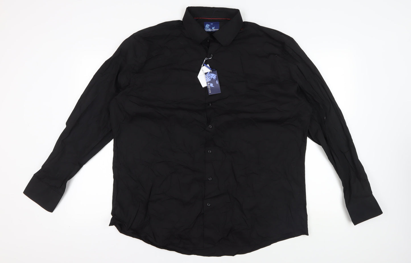 Meyer & Meyer Men's Black 3XL Regular Fit Shirt