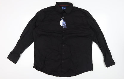 Meyer & Meyer Men's Black 3XL Regular Fit Shirt