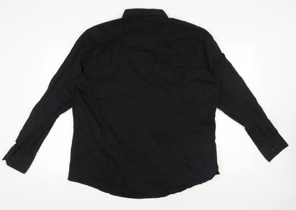 Meyer & Meyer Men's Black 3XL Regular Fit Shirt