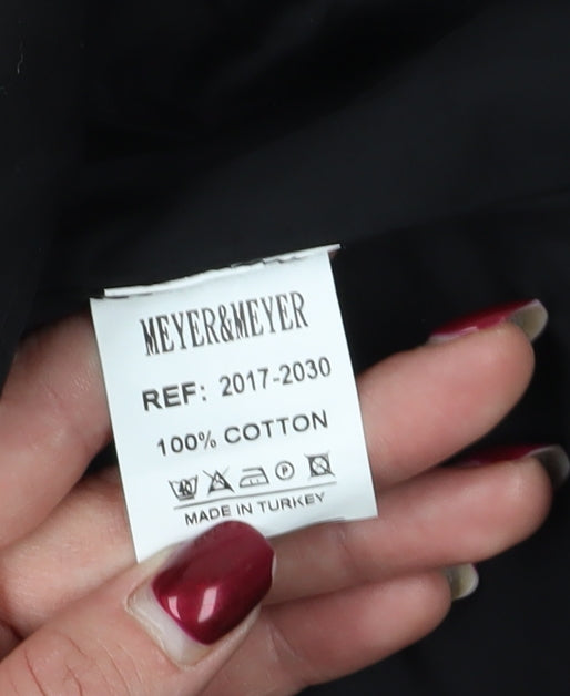 Meyer & Meyer Men's Black 3XL Regular Fit Shirt