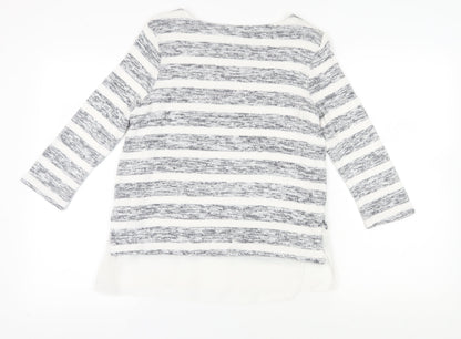 Womens UK Size 10 Phase Eight White Pullover Jumper