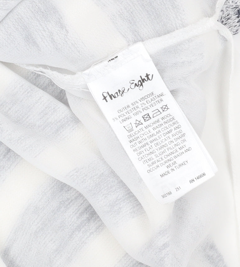 Womens UK Size 10 Phase Eight White Pullover Jumper