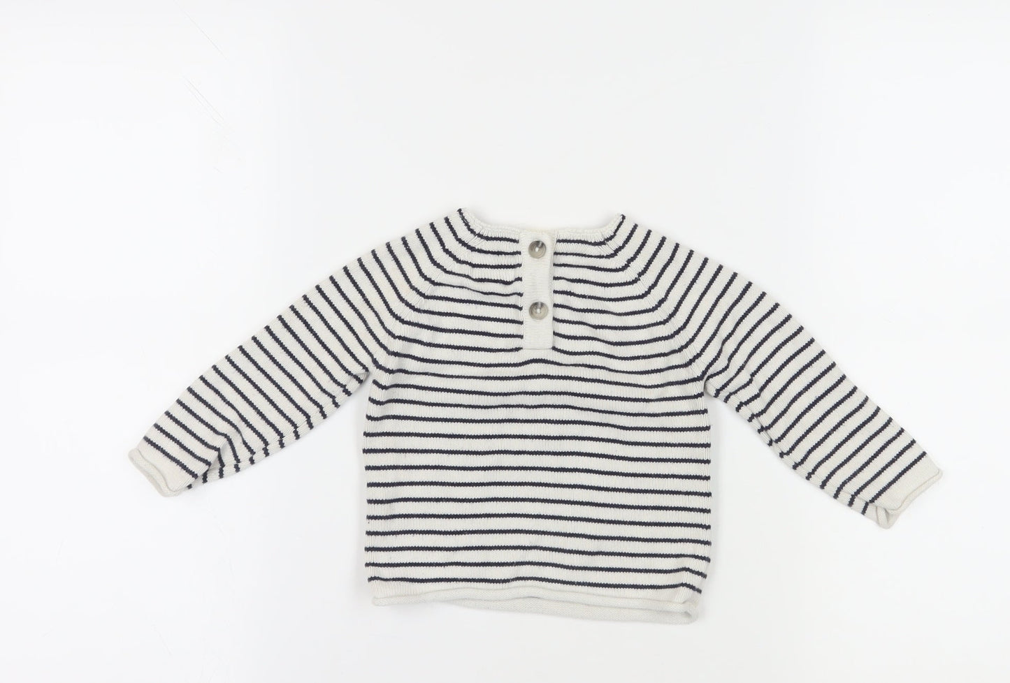 Joules Unisex Baby Dinosaur Striped Jumper 9-12M