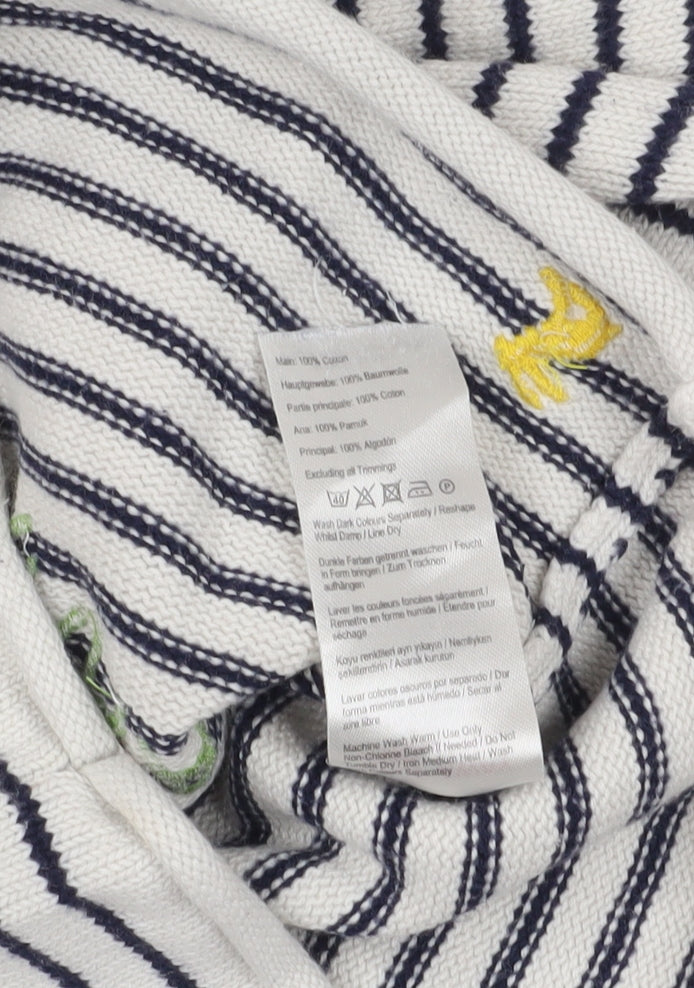 Joules Unisex Baby Dinosaur Striped Jumper 9-12M