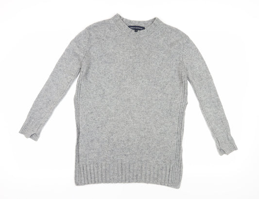 Womens UK Size XS French Connection Grey Pullover Jumper