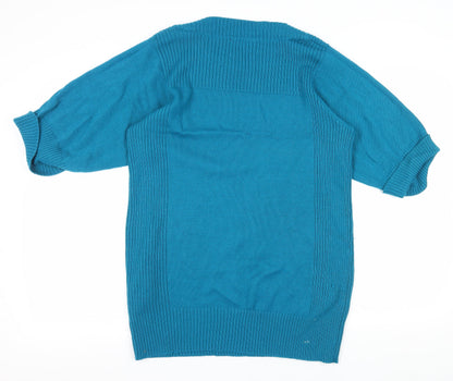 Womens UK Size M Monsoon Blue Tunic Jumper