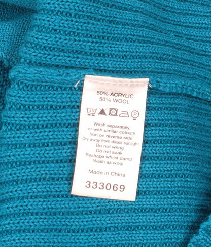 Womens UK Size M Monsoon Blue Tunic Jumper
