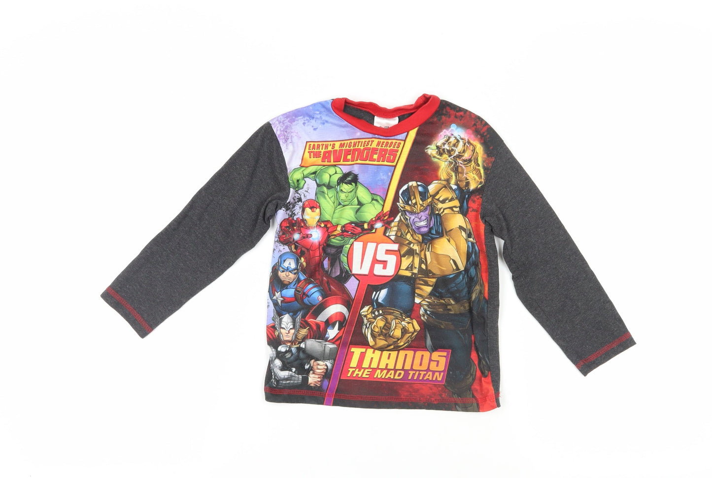 Boys Marvel Avengers Long Sleeve T-Shirt 4-5 Years