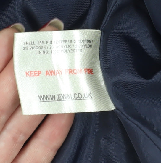 Womens UK Size 14 EWM Multicoloured Basic Jacket