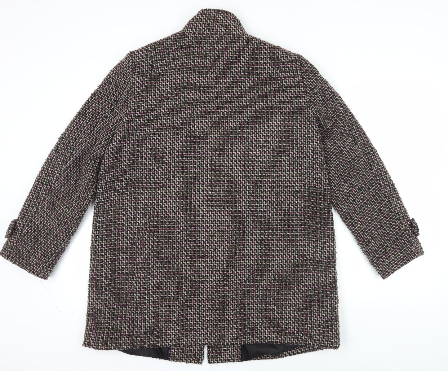Womens UK Size 18 Marks and Spencer Multicoloured Overcoat