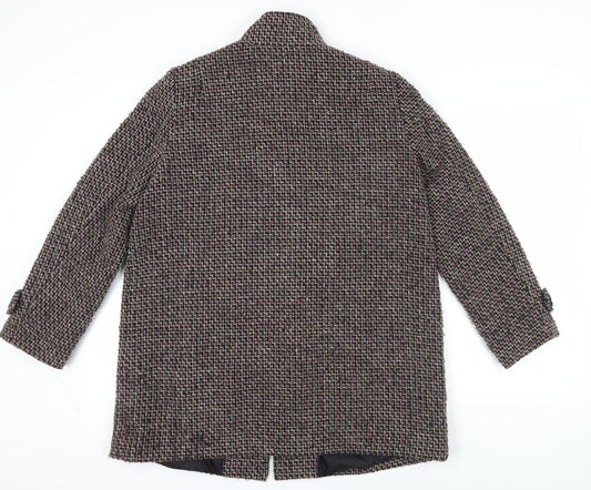 Womens UK Size 18 Marks and Spencer Multicoloured Overcoat