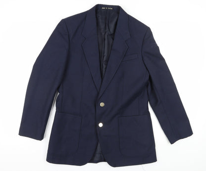 Mens UK Size 36 Greenwoods Regular Blue Suit Jacket