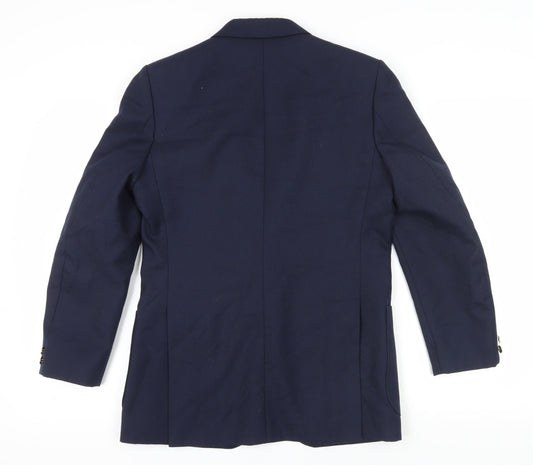Mens UK Size 36 Greenwoods Regular Blue Suit Jacket