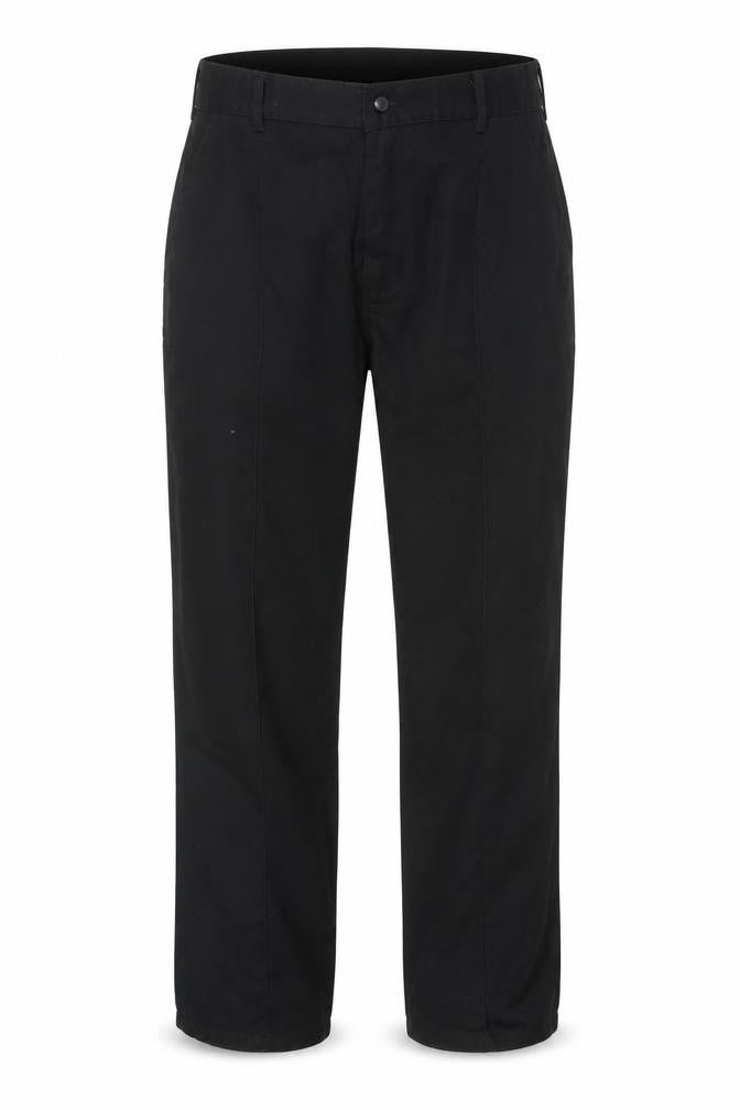Mens UK Size 38 ORN Regular Fit Dress Pants Black Trousers