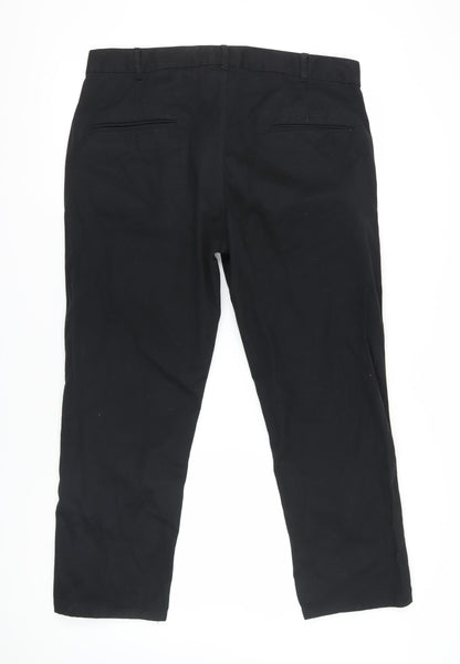 ORN Men's Black Dress Pants Size 38S Straight Leg