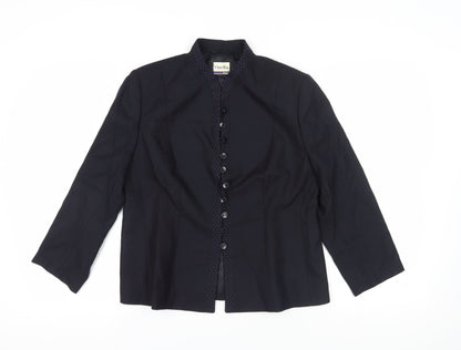 Viyella Women's Black Petite Suit Jacket Size 14