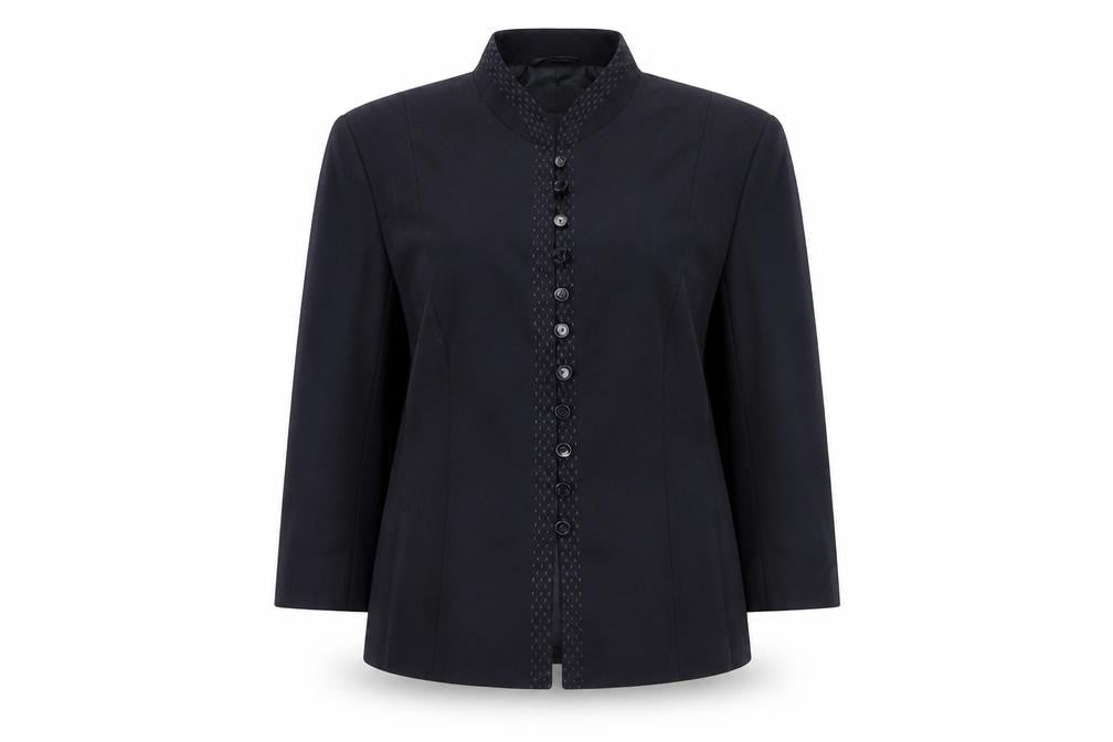 Womens UK Size 14 Viyella Petites Black Suit Jacket