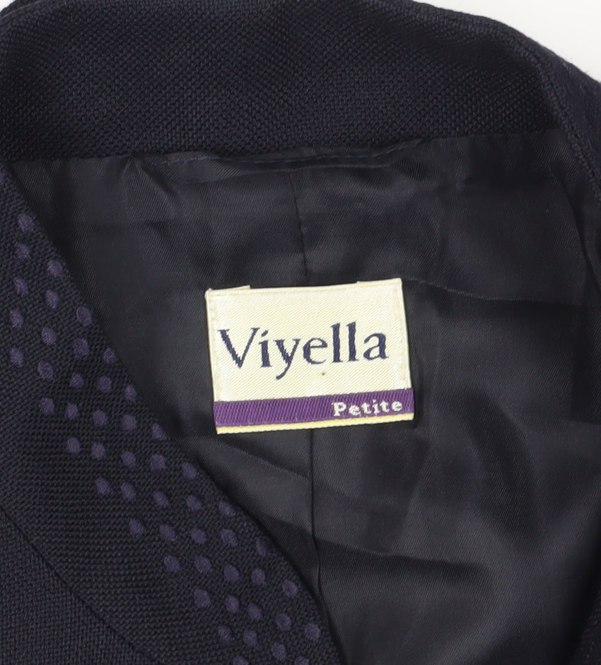 Viyella Women's Black Petite Suit Jacket Size 14