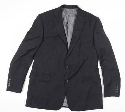 Mens UK Size 44 Odermark Regular Black Suit Jacket