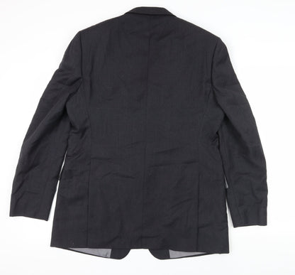 Mens UK Size 44 Odermark Regular Black Suit Jacket