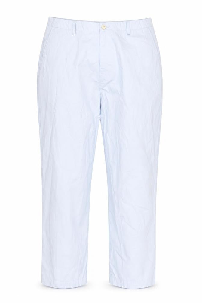 Womens UK Size 14 Lands' End Regular Fit Chino Blue Trousers