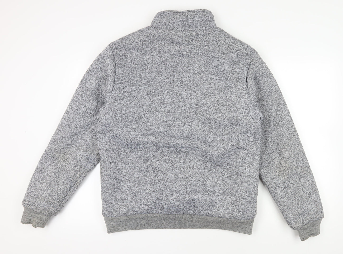 Mens UK Size L Tom Hagan Grey Bomber Jacket