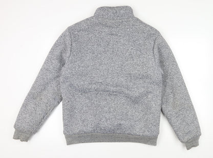 Mens UK Size L Tom Hagan Grey Bomber Jacket