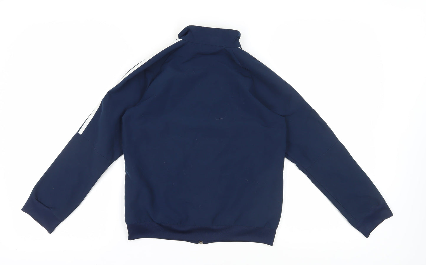 Adidas Boys Blue Full Zip Sports Sweatshirt, 9-10 Years