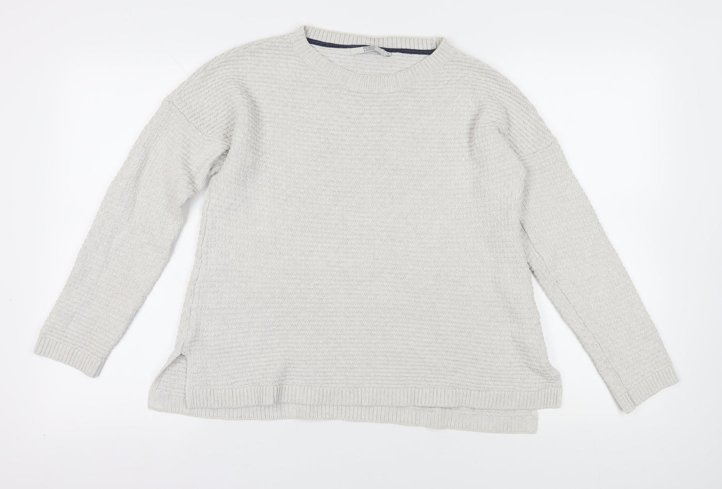 Dickins & Jones Grey Cotton Women's Jumper, Size S