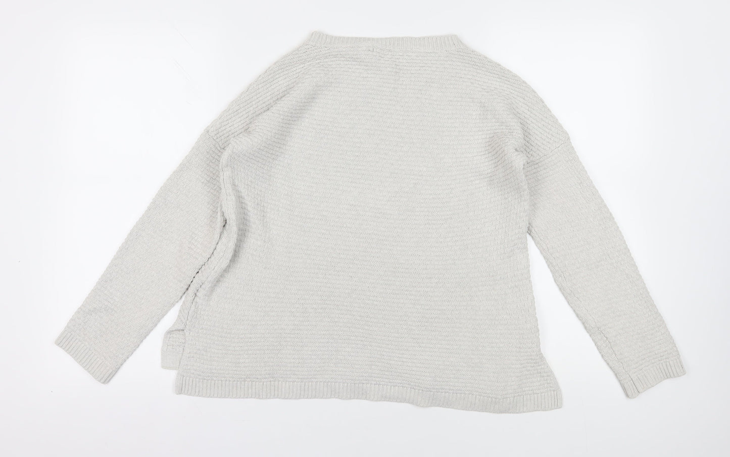 Dickins & Jones Grey Cotton Women's Jumper, Size S