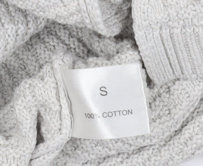 Dickins & Jones Grey Cotton Women's Jumper, Size S