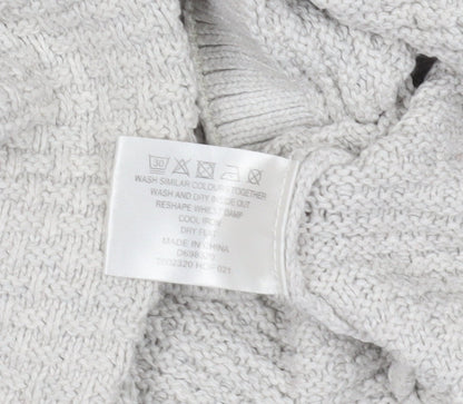 Dickins & Jones Grey Cotton Women's Jumper, Size S