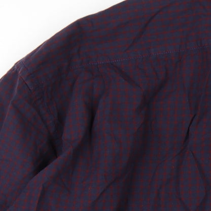 Mens UK Collar Size 16.5 Douglas Smart Blue  Dress Shirt