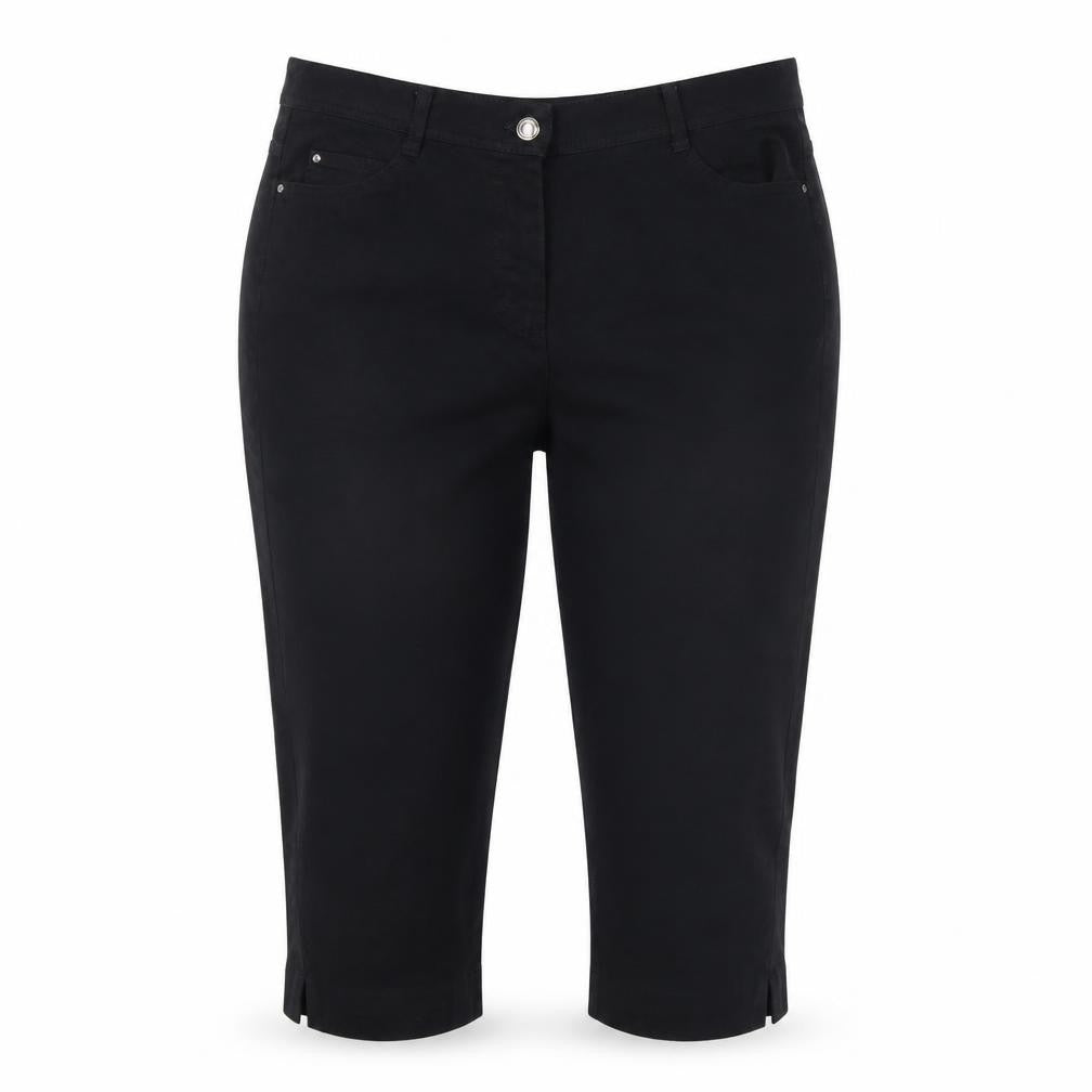 Womens UK Size 34 in Olsen Regular Fit Capri Black Jeans