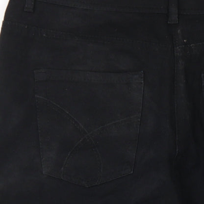 Olsen Womens Black Cotton Capri Jeans Size 34 in L21 in Regular Zip