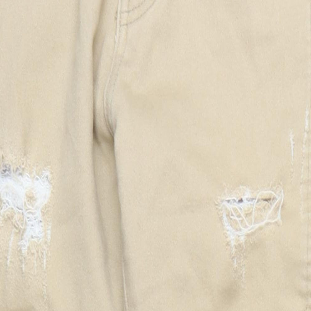 Mens UK Size 32 in Represent Regular Fit Skinny Beige Jeans