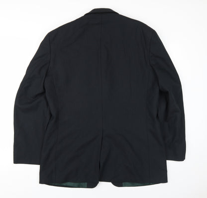 Mens UK Size 40 Sovrano Regular Black Suit Jacket