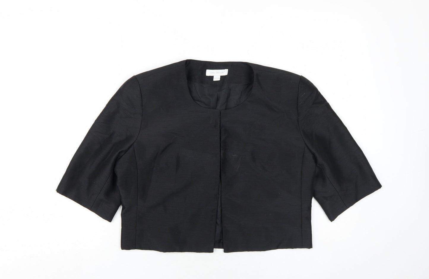 Womens UK Size 16 Tina Taylor Black Jacket