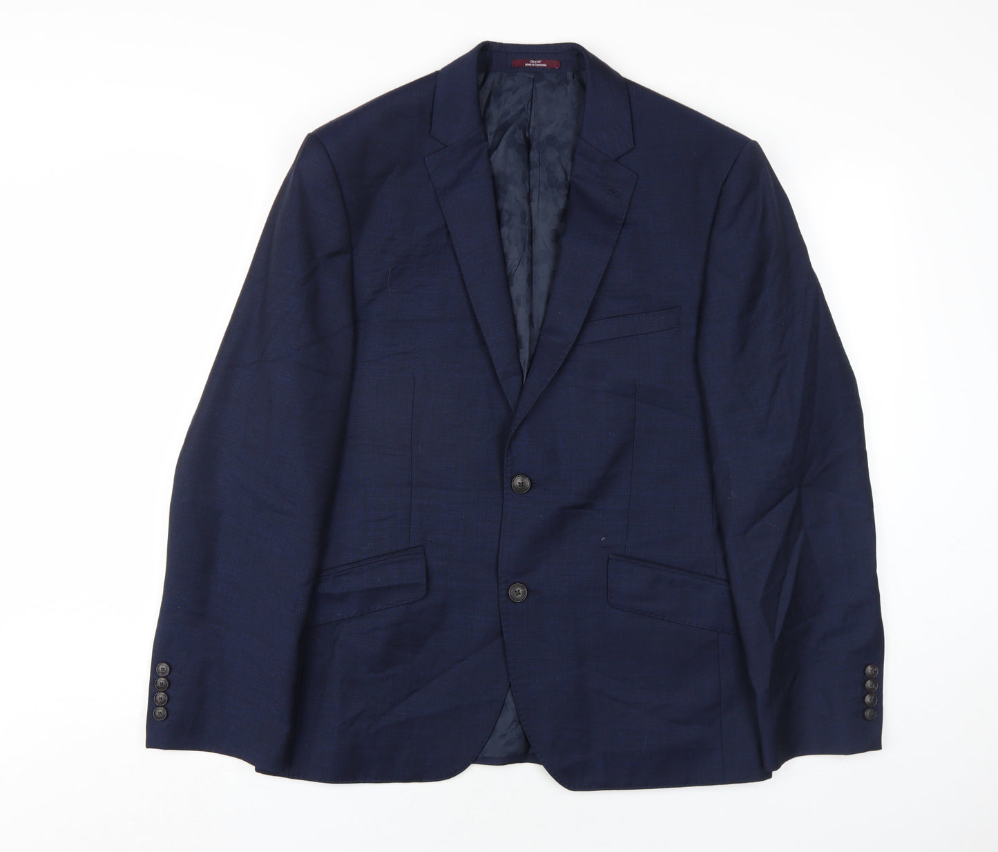 Mens UK Size 40 Marks and Spencer Regular Blue Suit Jacket