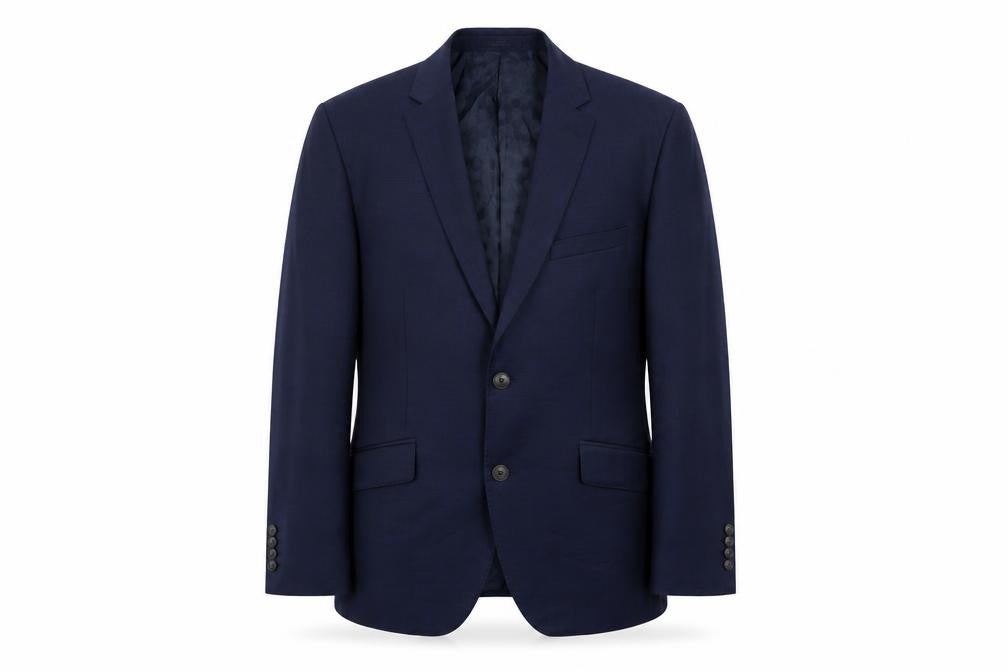 Mens UK Size 40 Marks and Spencer Regular Blue Suit Jacket