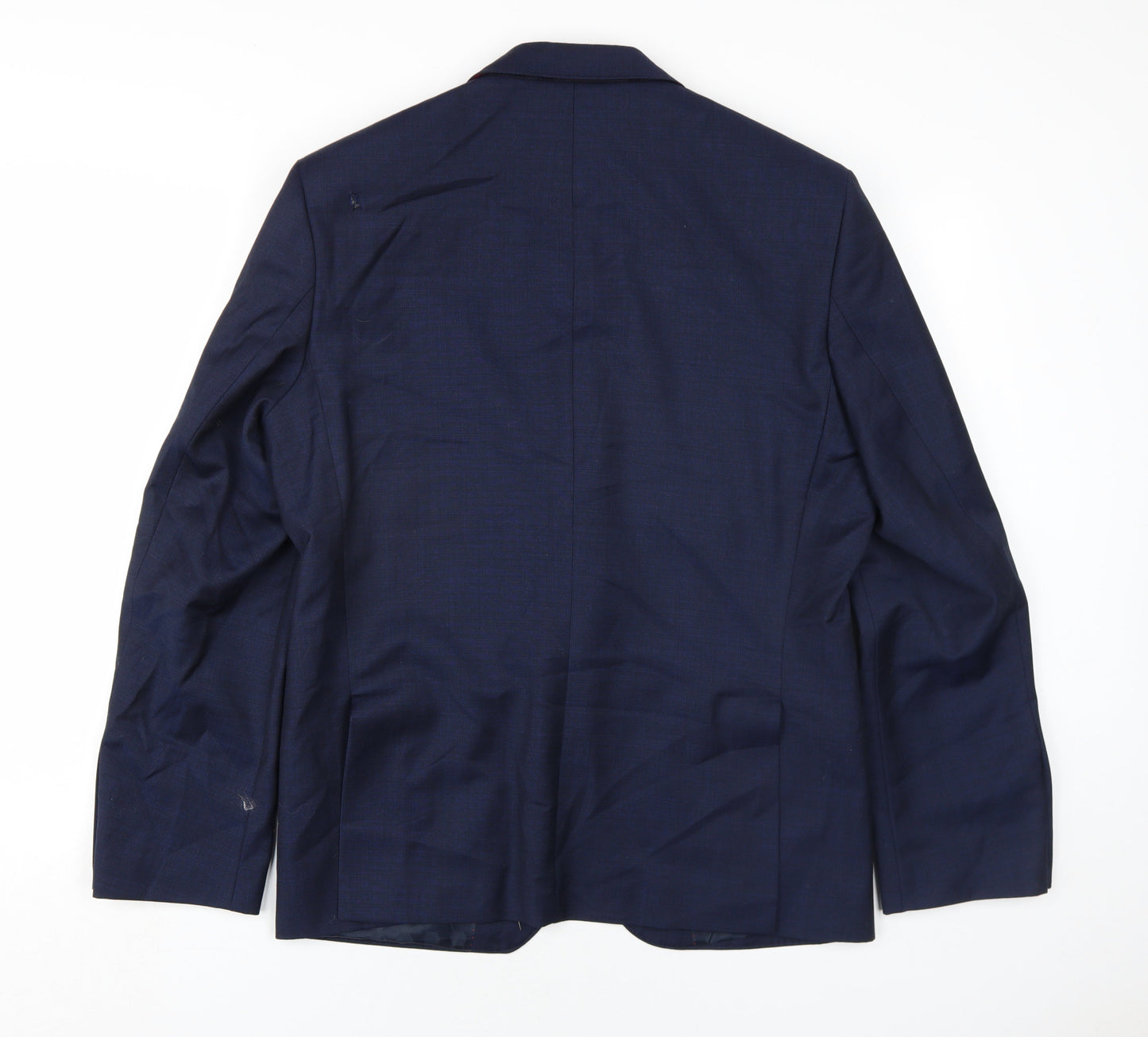 Mens UK Size 40 Marks and Spencer Regular Blue Suit Jacket
