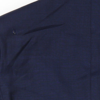 Mens UK Size 40 Marks and Spencer Regular Blue Suit Jacket