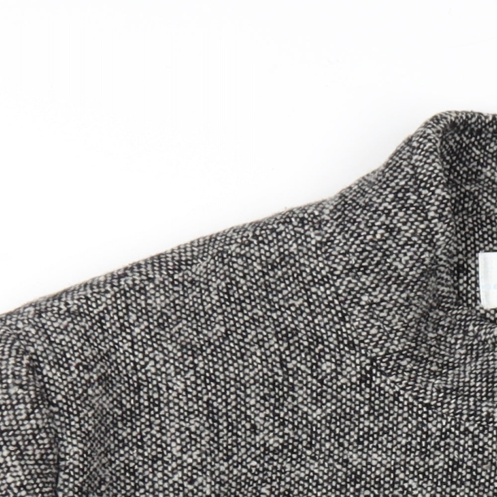 AMARANTO Womens Grey Jacket Coat Size 20 Zip